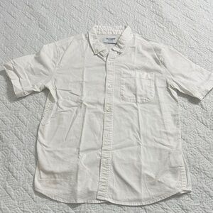 Old Navy Boy's White Casual Button Down Shirt